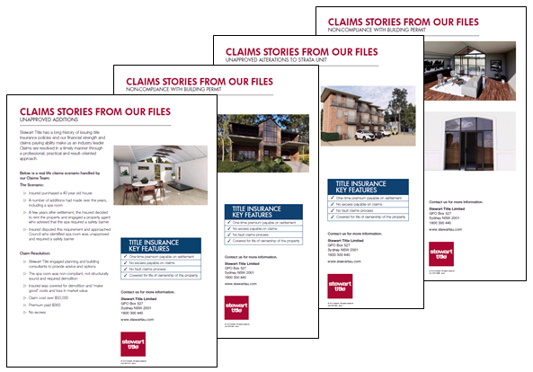 Claims brochures